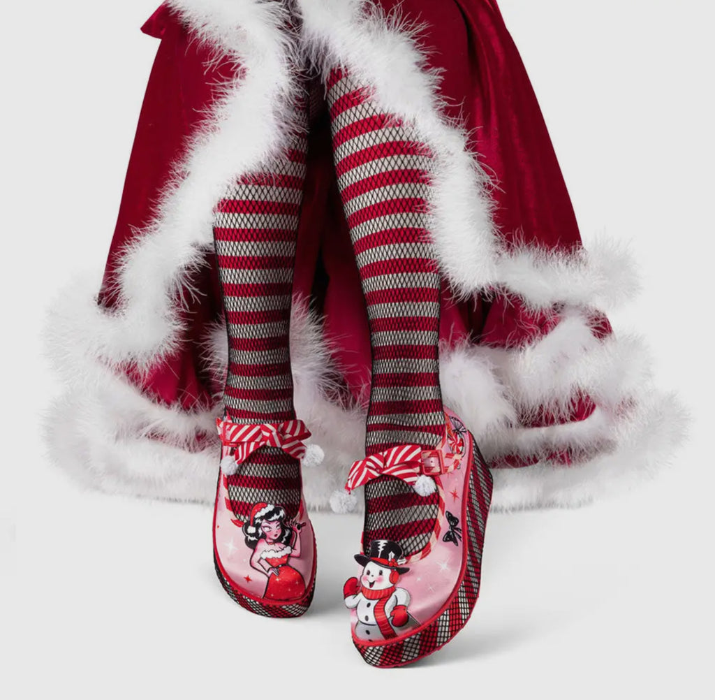 Hot Chocolate Chocolaticas® Betty Claus Mary Jane Platform Shoes Robin Boutique