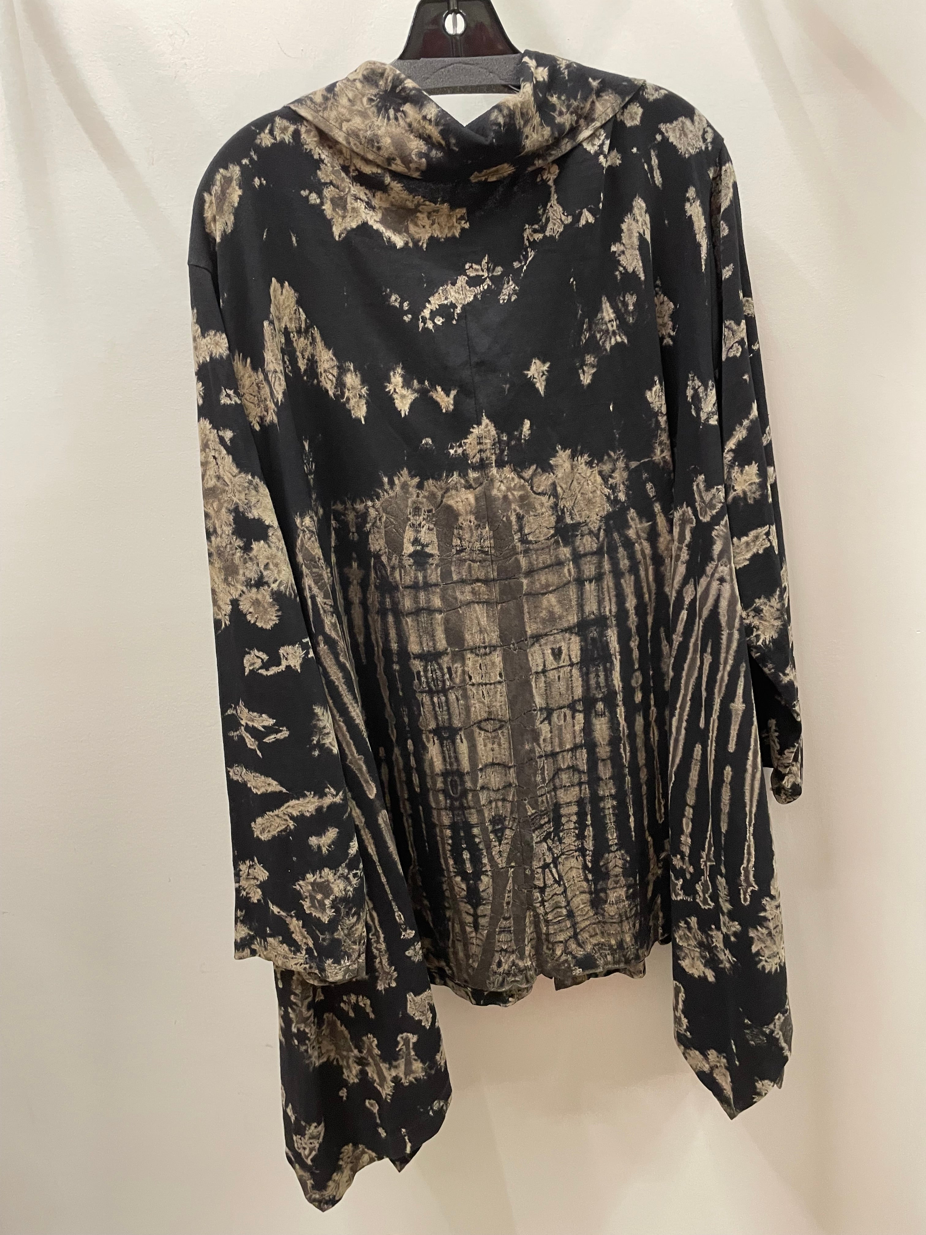 Tie Dye Cotton Button Jacket