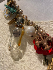 White Cluster Necklace by Gina