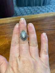 Vintage Moonstone Ring in Silver