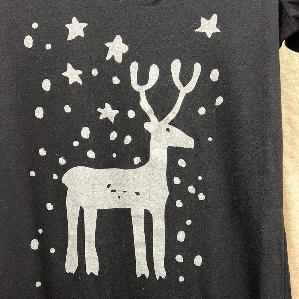 Marushka Reindeer V-Neck Dress - Robin Boutique-Boutique 