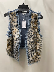 Denim Faux Fur Vest by Adore Robin Boutique