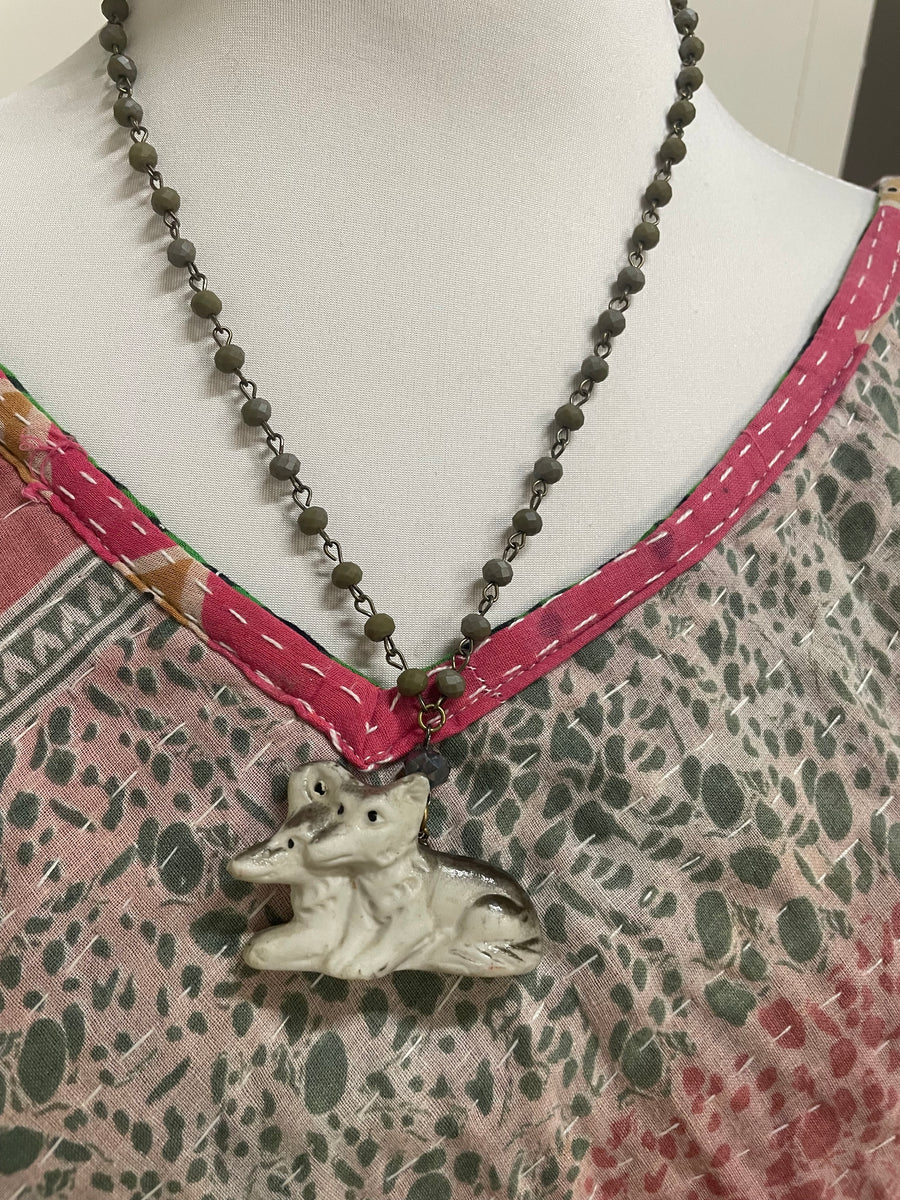 Husky Duo Necklace by Gina