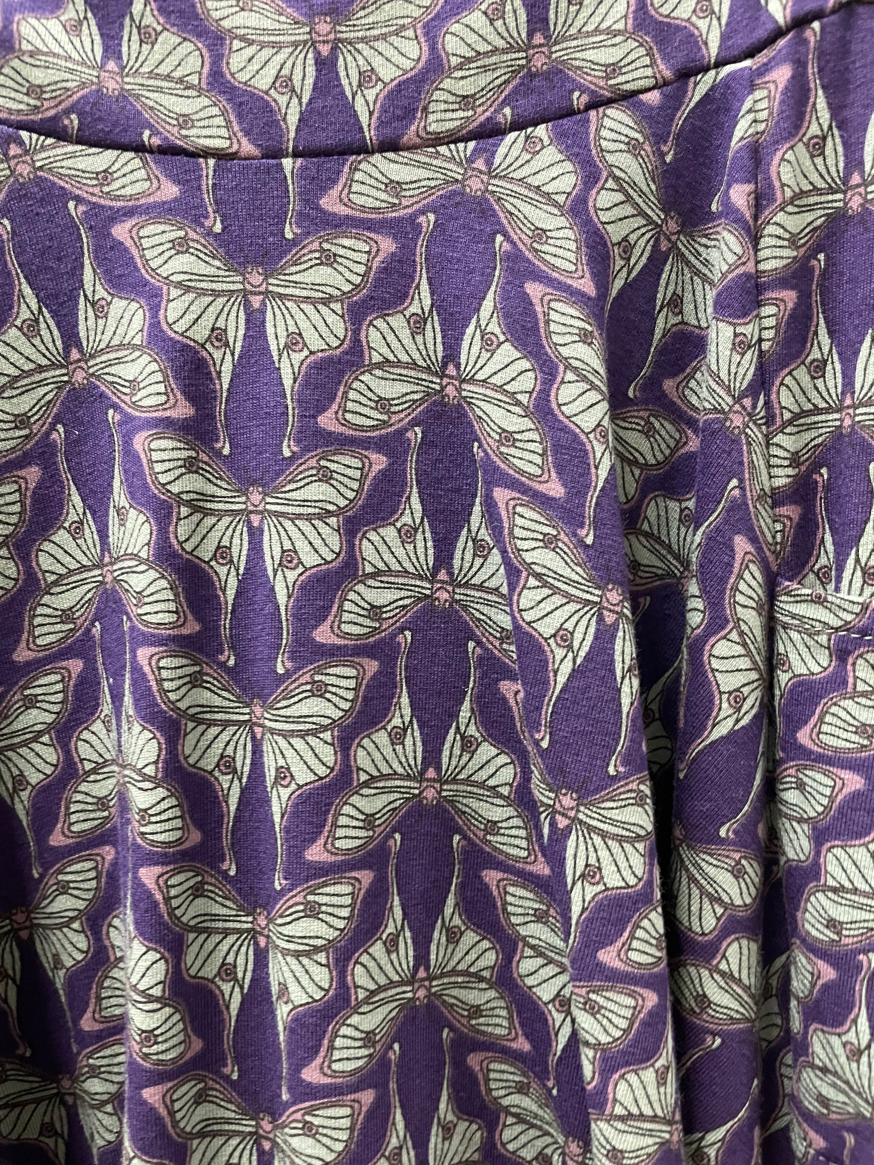 Sojourn Skirt in Luna Moth Print by Effie's Heart