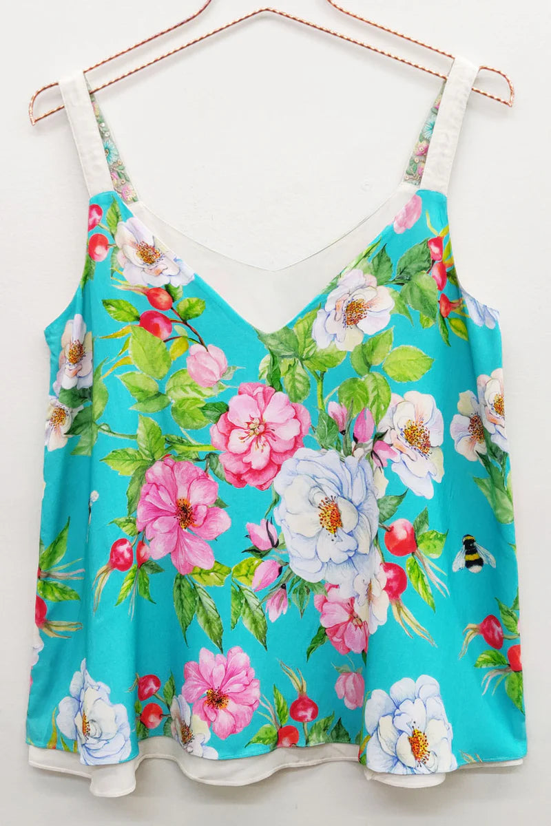 La Ville Rose Reversible Cami by Aratta