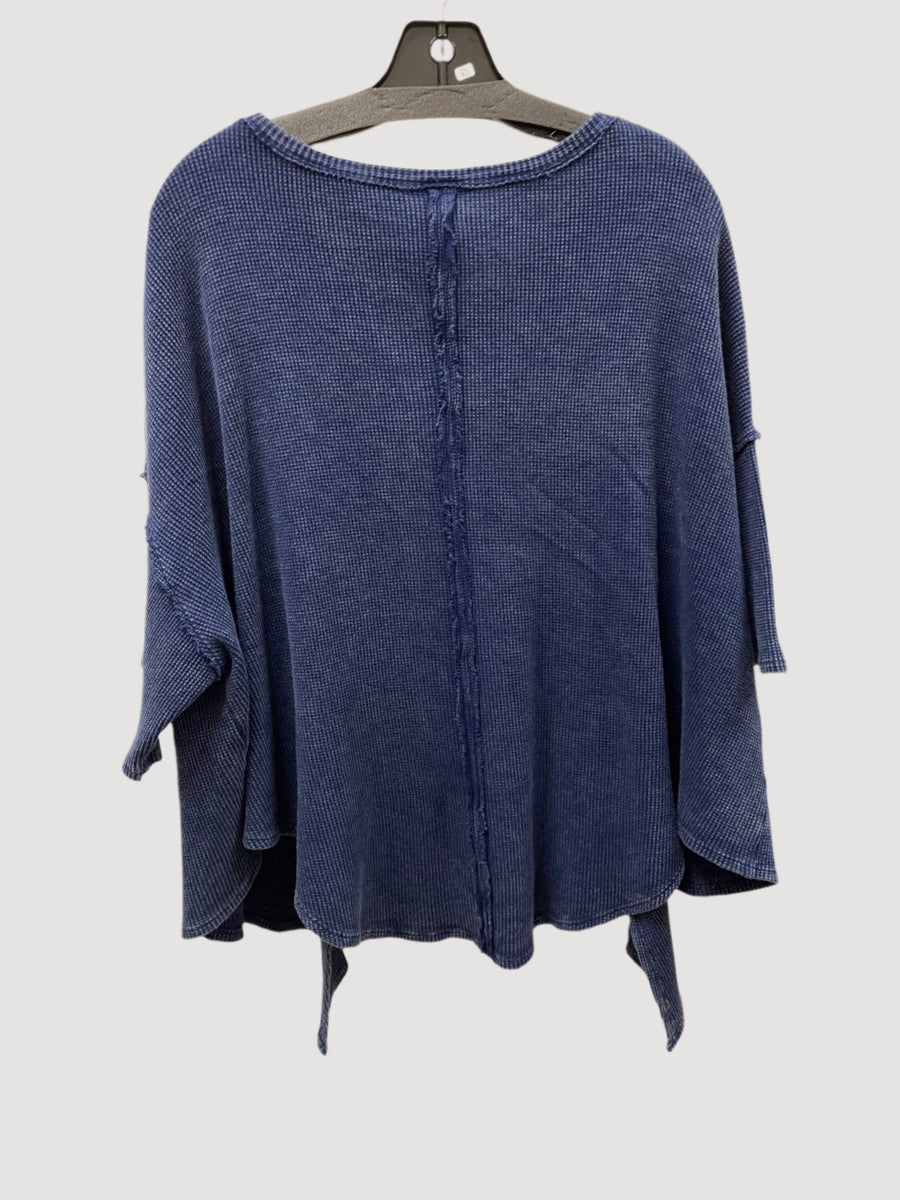 Cotton Waffle Relaxed Top