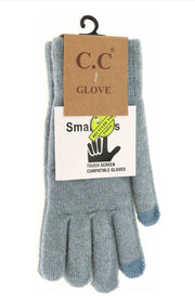 Soft Recycled Yarn Gloves by C.C. Beanie with touch screen G-2075