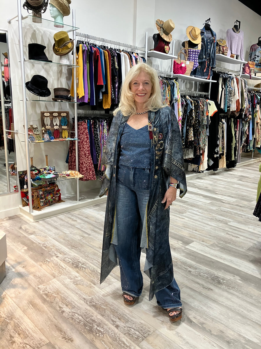 Rhinestone Baggy Jean by Hidden Jeans