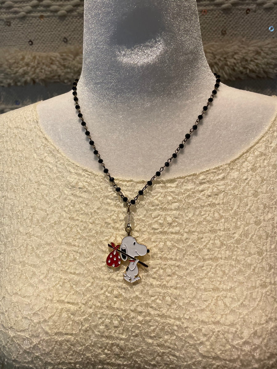 Traveling Snoopy Necklace by Gina