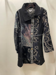 Mixed Media Jacket by Adore