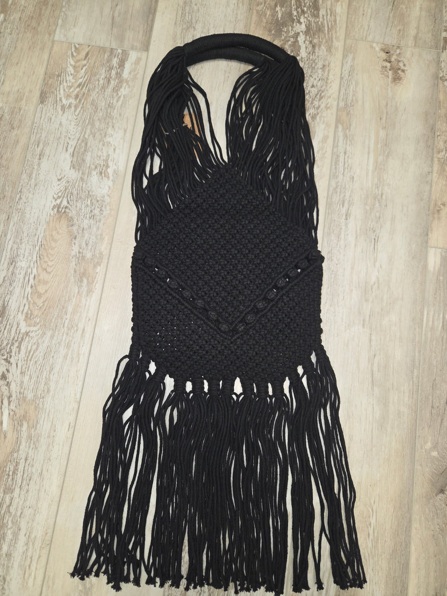 Macrame Shoulder Tote Handbag Robin Boutique