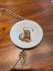 Bid Dog Dish Necklace by Gina