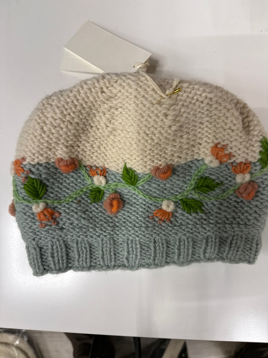 Flora Lavender Knit Beanie By Many Hands