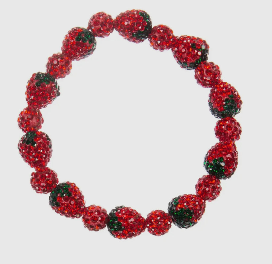 Strawberry Rhinestone Bracelet