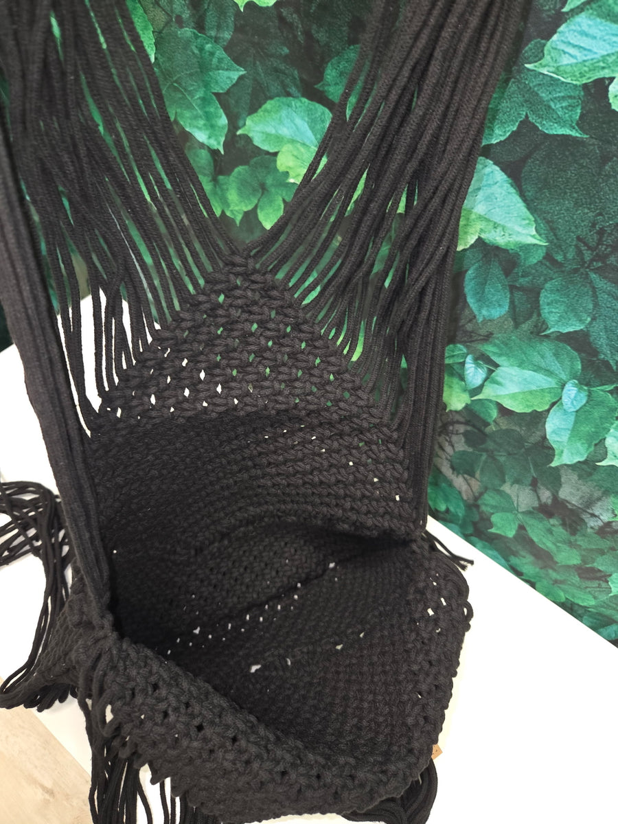 Macrame Shoulder Tote Handbag Robin Boutique