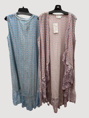 Long Ruffle Vest by The Paper Lace