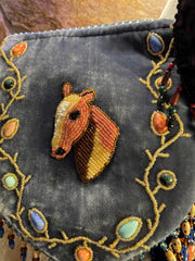 Velvet Crossbody Purse