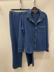 Color Wash Terry Anywhere Pant