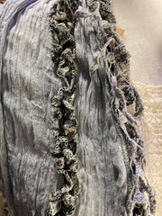 Boho Mixed Tassel Handmade Scarf Necklace