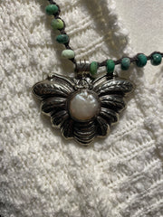 Luna Moth Necklace by Tara Gasparin