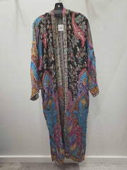 Paisley Embroidered Reversible Tapestry Duster