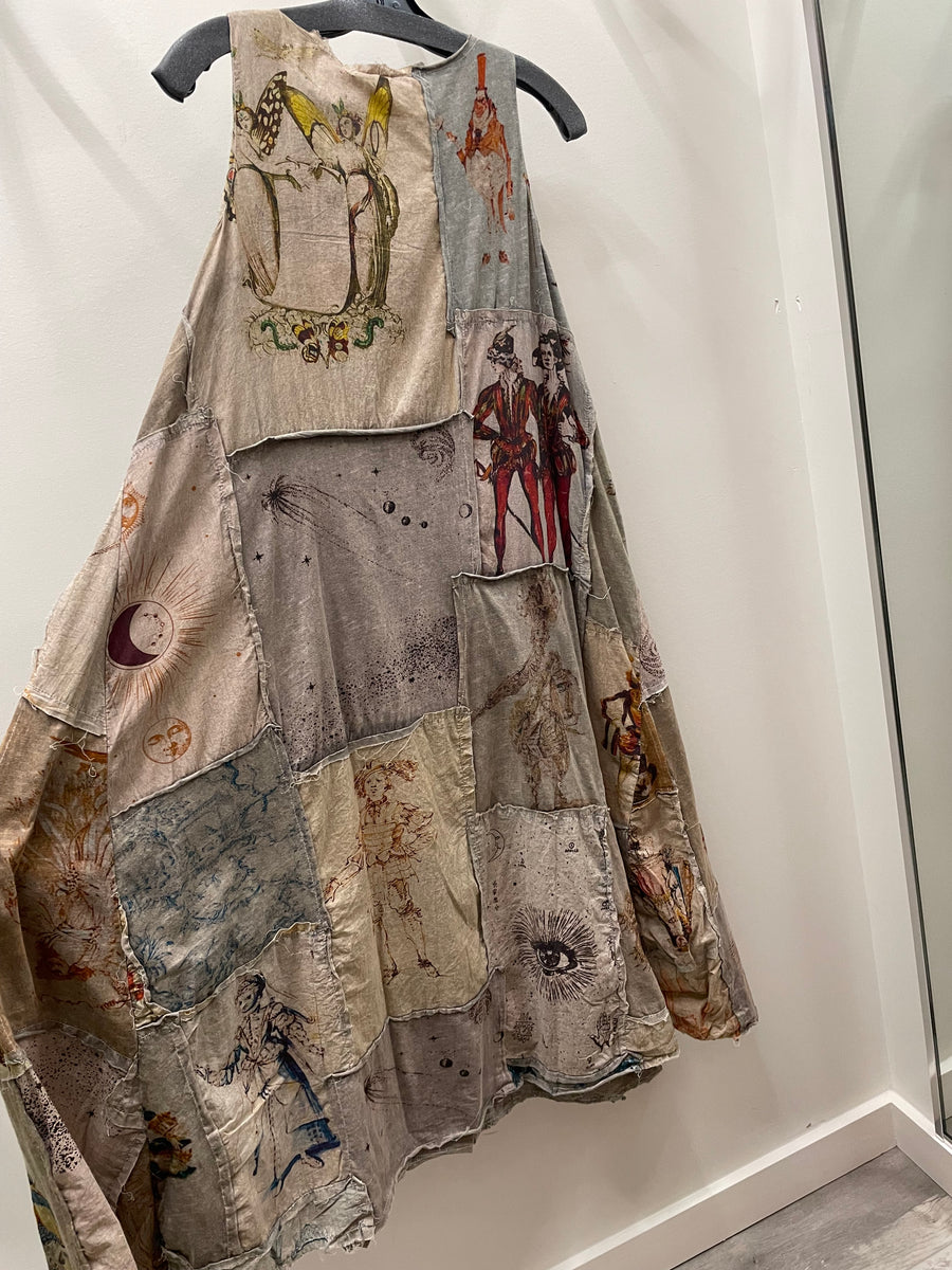 Renaissance Soldier Patchwork Dress