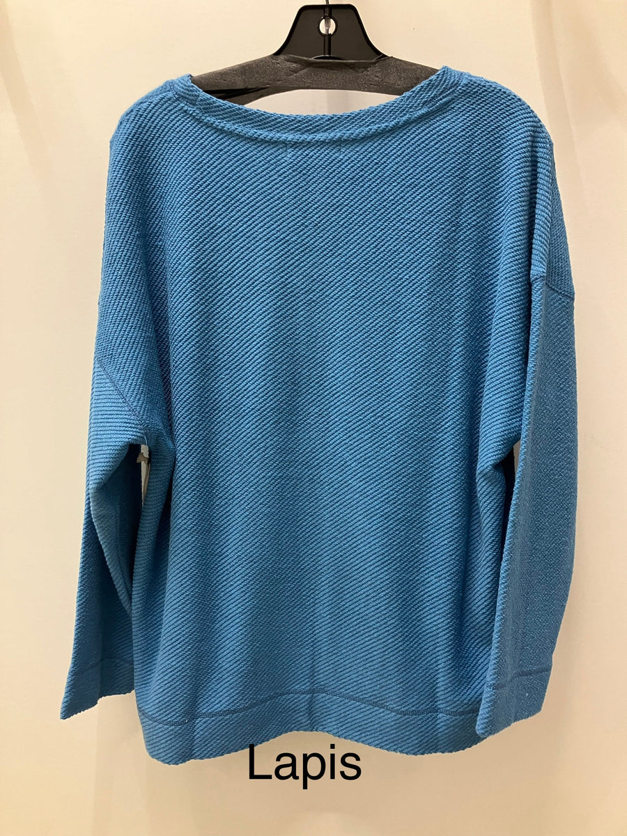 Cool Breeze Sundown Loopy Terry Pullover by Escape