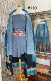 Upcycled Denim Kantha Coat by Kantha Bae - Robin Boutique-Boutique 