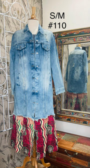Upcycled Denim Kantha Coat by Kantha Bae - Robin Boutique-Boutique 