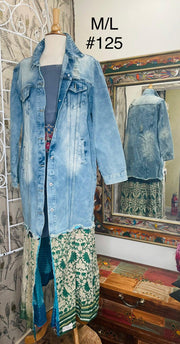 Upcycled Denim Kantha Coat by Kantha Bae - Robin Boutique-Boutique 