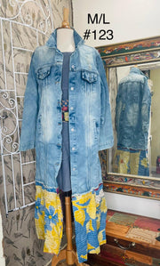 Upcycled Denim Kantha Coat by Kantha Bae - Robin Boutique-Boutique 