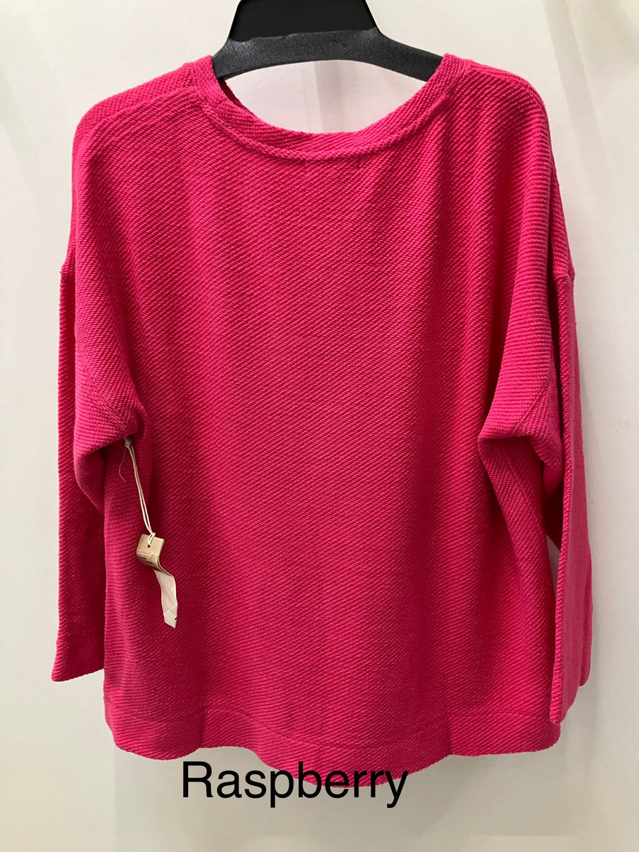 Cool Breeze Sundown Loopy Terry Pullover by Escape