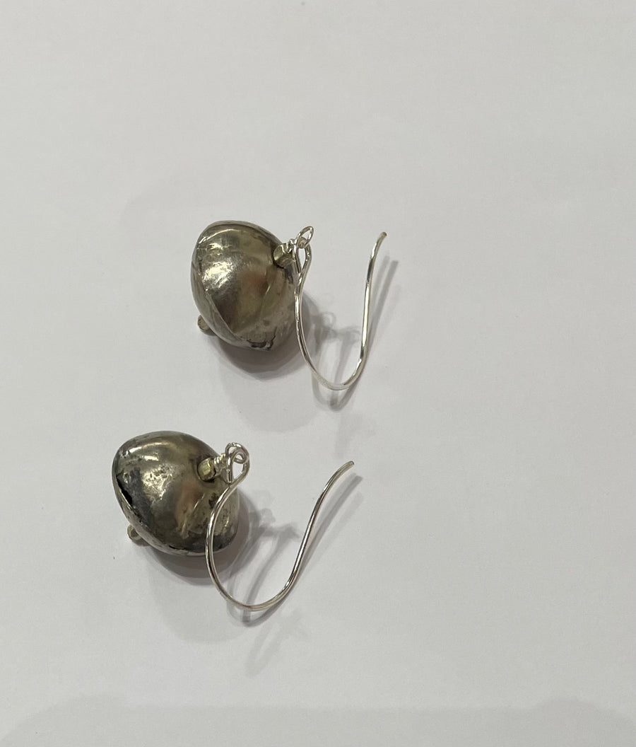 African Silver Drop Earrings by Tara Gasparian