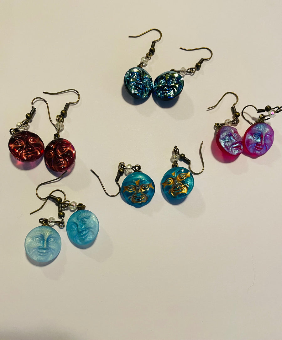 Mystic Moon Earrings by Gina