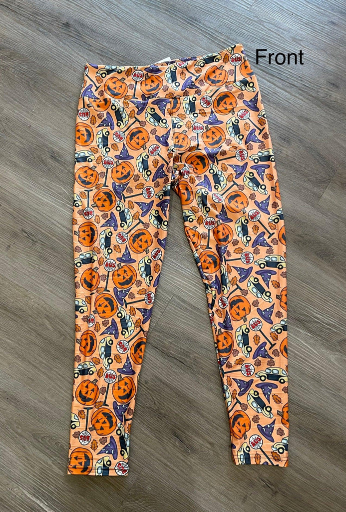 Spooky Town Halloween Leggings - Robin Boutique-Boutique 