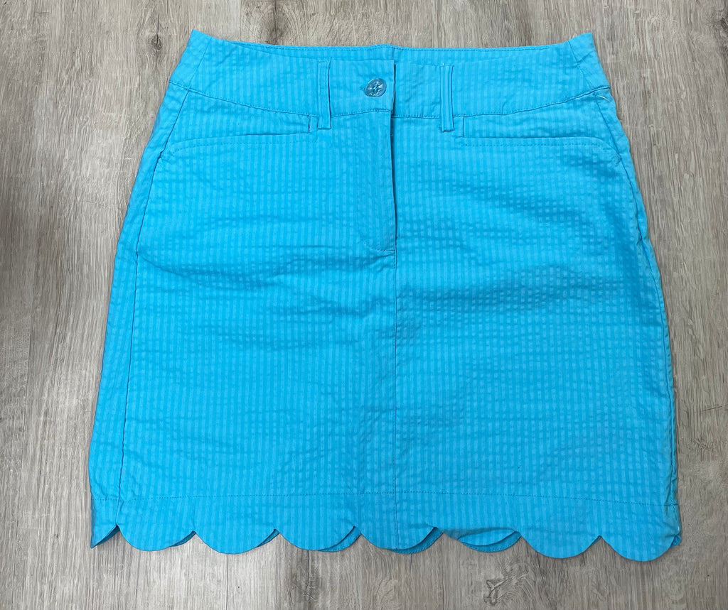 Beachtime Scallop Hem Skort - Robin Boutique-Boutique 