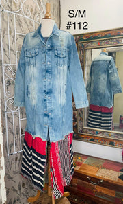 Upcycled Denim Kantha Coat by Kantha Bae - Robin Boutique-Boutique 