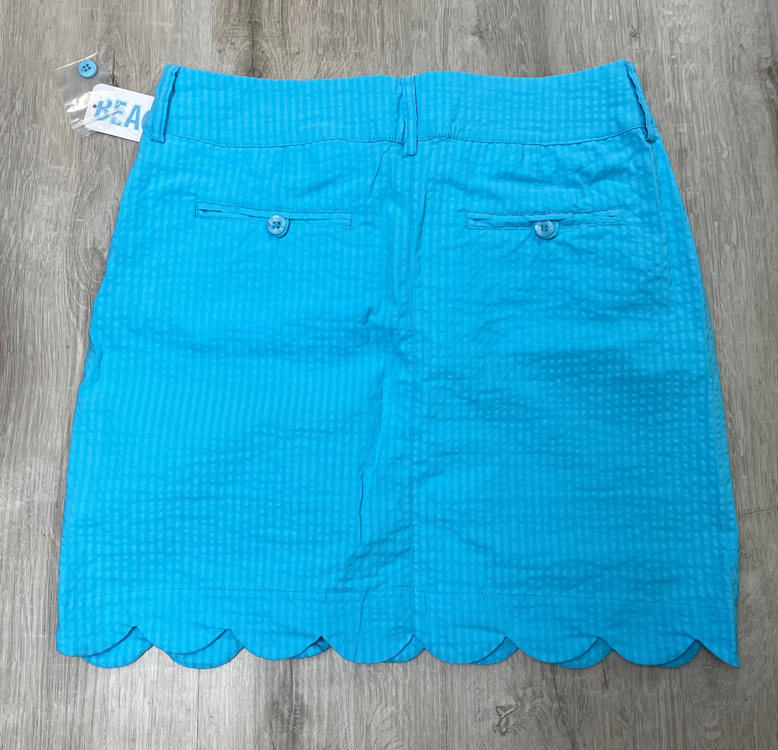 Beachtime Scallop Hem Skort - Robin Boutique-Boutique 