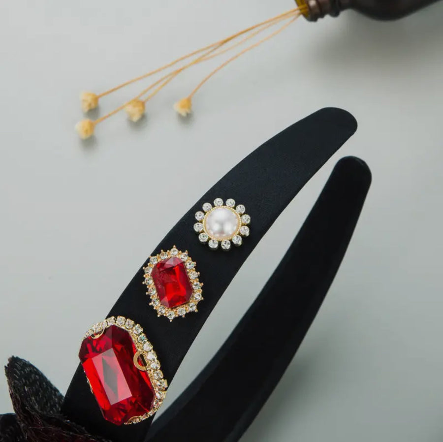 Sequin Rose Headband