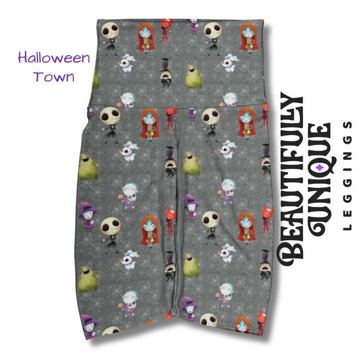 Halloween Town Biker Shorts
