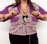 Kantha Clarity Crop Button Down #111 by Kantha Bae