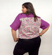 Kantha Clarity Crop Button Down #111 by Kantha Bae