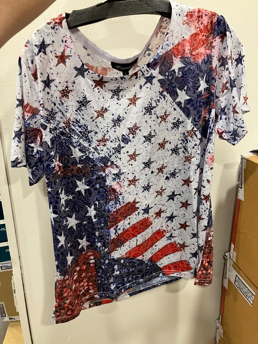 Patriotic Tee by Creations