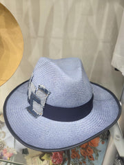Levi -Denim Patchwork Fedora