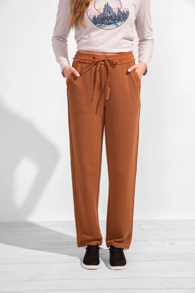 Heather French Terry Easy Pant by Escape by Habitat - Robin Boutique-Boutique 