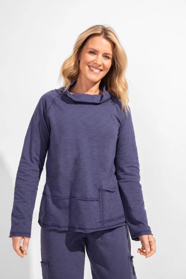 Cotton Slub Pocket Pullover by Escape by Habitat - Robin Boutique-Boutique 