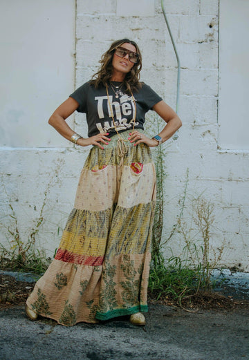 Lotus Wide Leg Pants by Kantha Bae - Robin Boutique-Boutique 