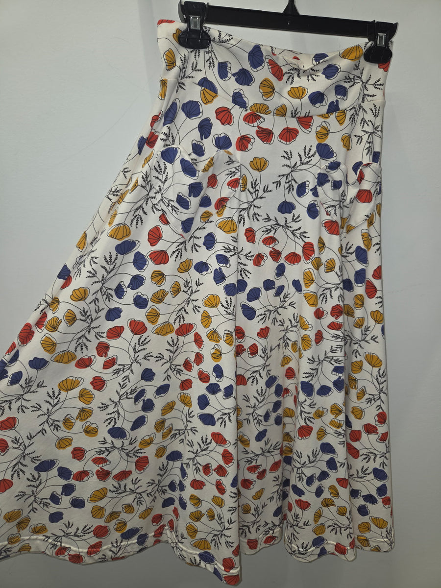 Picnic Skirt in Wildflower Print by Effie's Heart