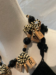 Bohemian Scrabble Charm Necklace by Lori