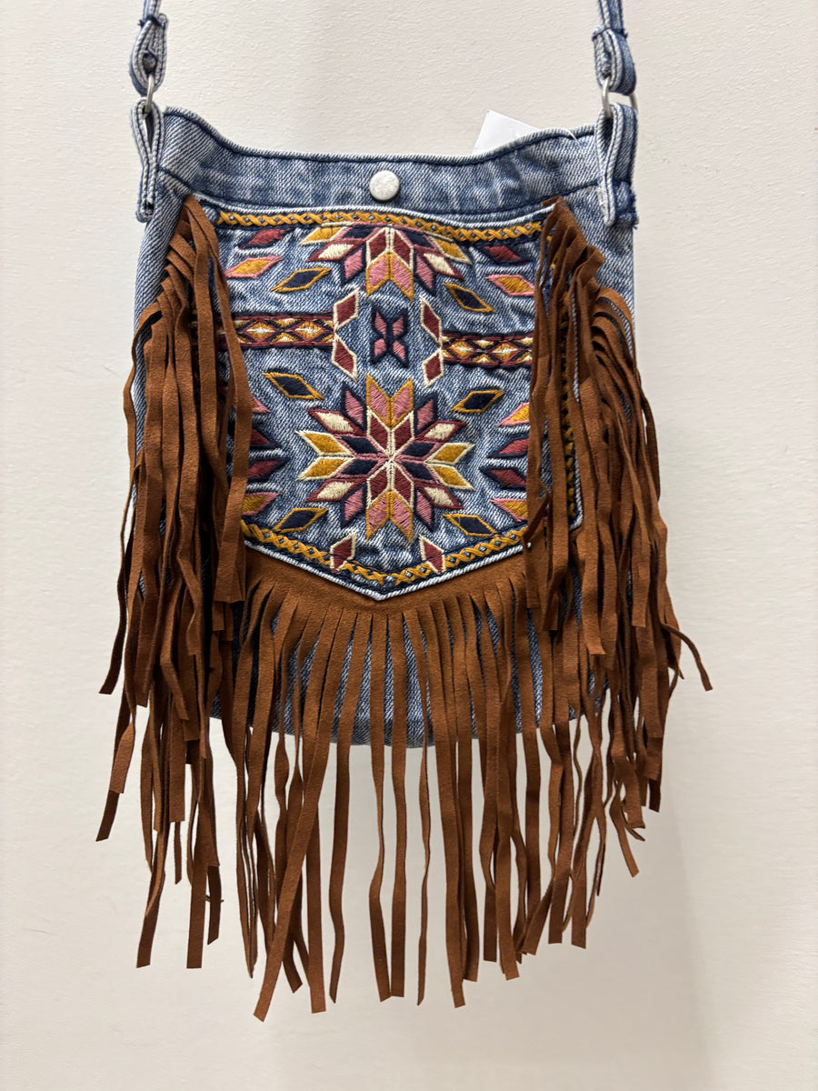 Aztec Fringe Crossbody by Driftwood